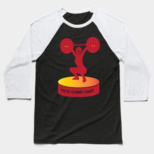 Weight lifting Baseball T-Shirt